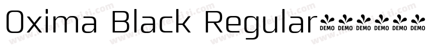 Oxima Black Regular字体转换